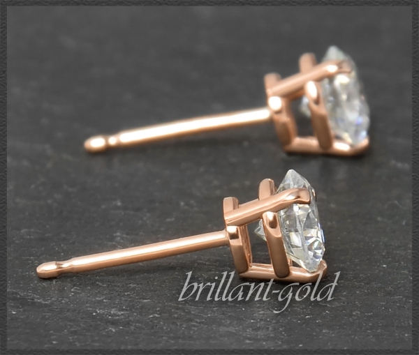 Preview: Brillant Ohrstecker in 585 Gold; 2,03ct, H & Si1-2